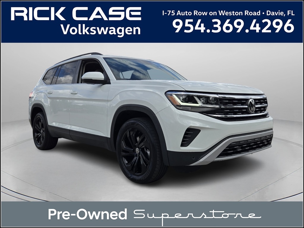 Certified 2022 Volkswagen Atlas 3.6L V6 SE w/Technology SUV