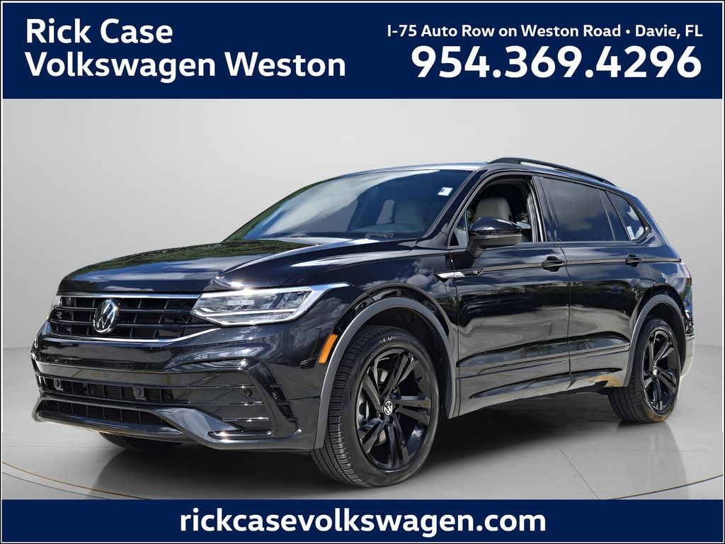Certified 2024 Volkswagen Tiguan 2.0T SE R-Line Black SUV