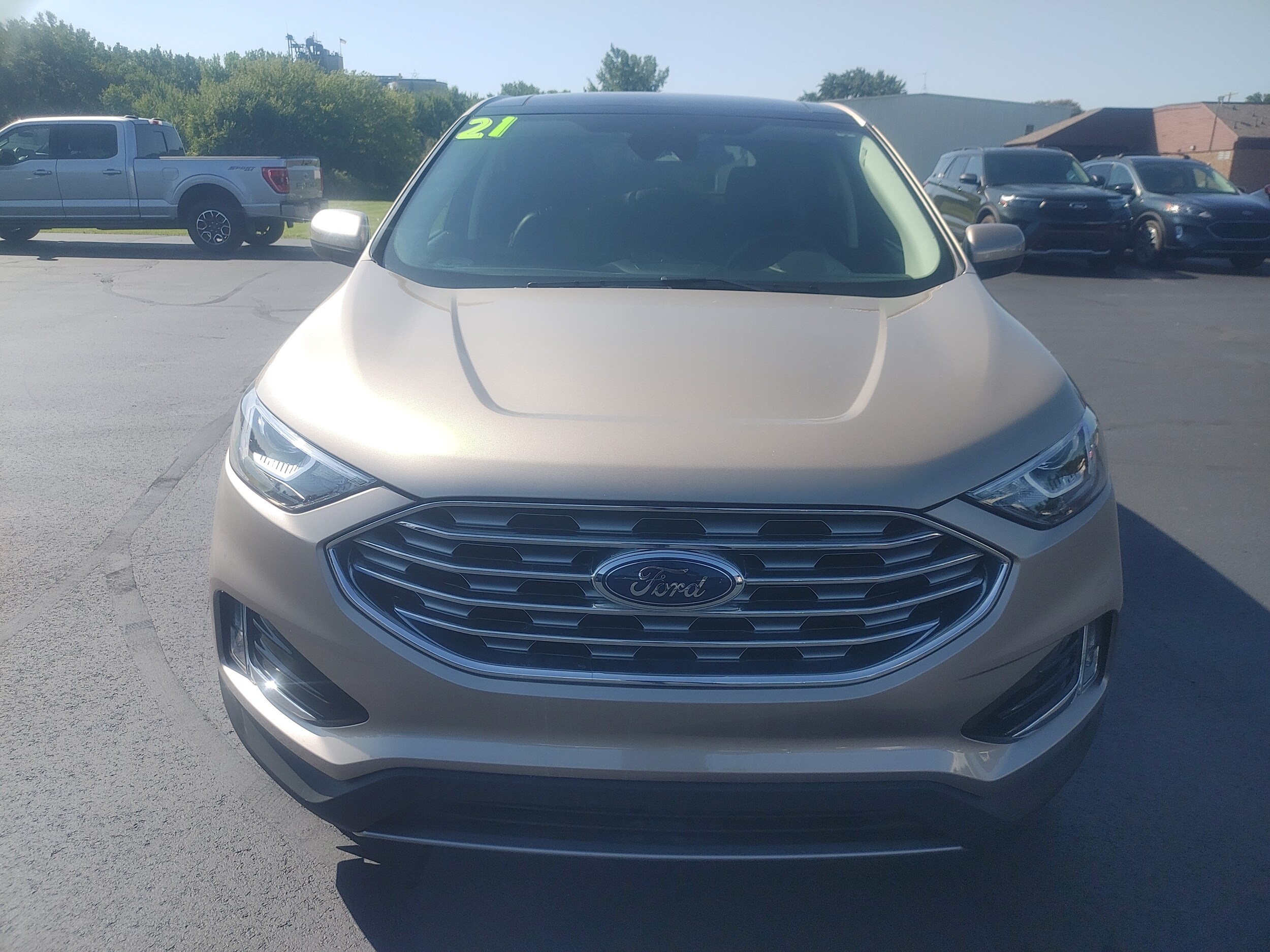 Used 2021 Ford Edge SEL with VIN 2FMPK4J99MBA31891 for sale in Hemlock, MI