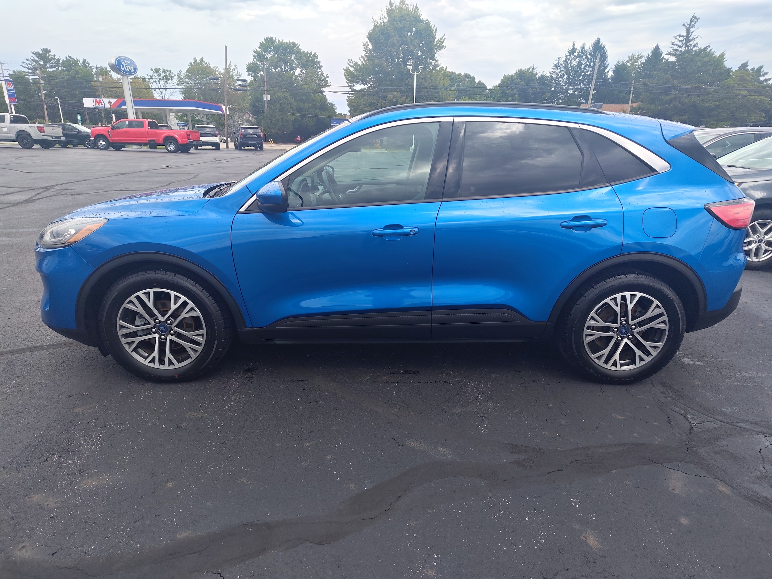 Blue 2020 Ford Escape SUV / Crossover Front-Wheel Drive 8-Speed Automatic