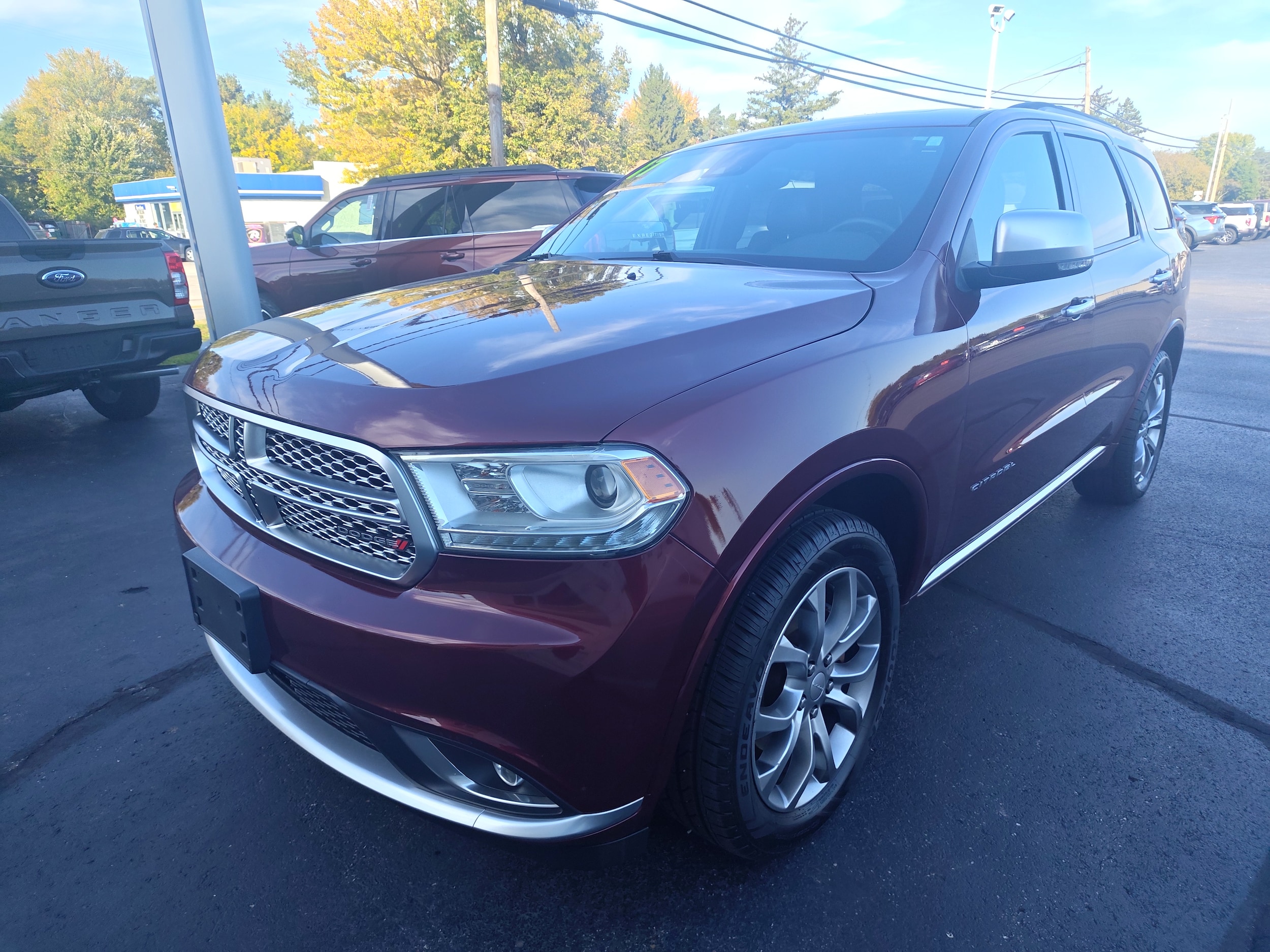 Used 2017 Dodge Durango Platinum with VIN 1C4RDJEG1HC935335 for sale in Hemlock, MI