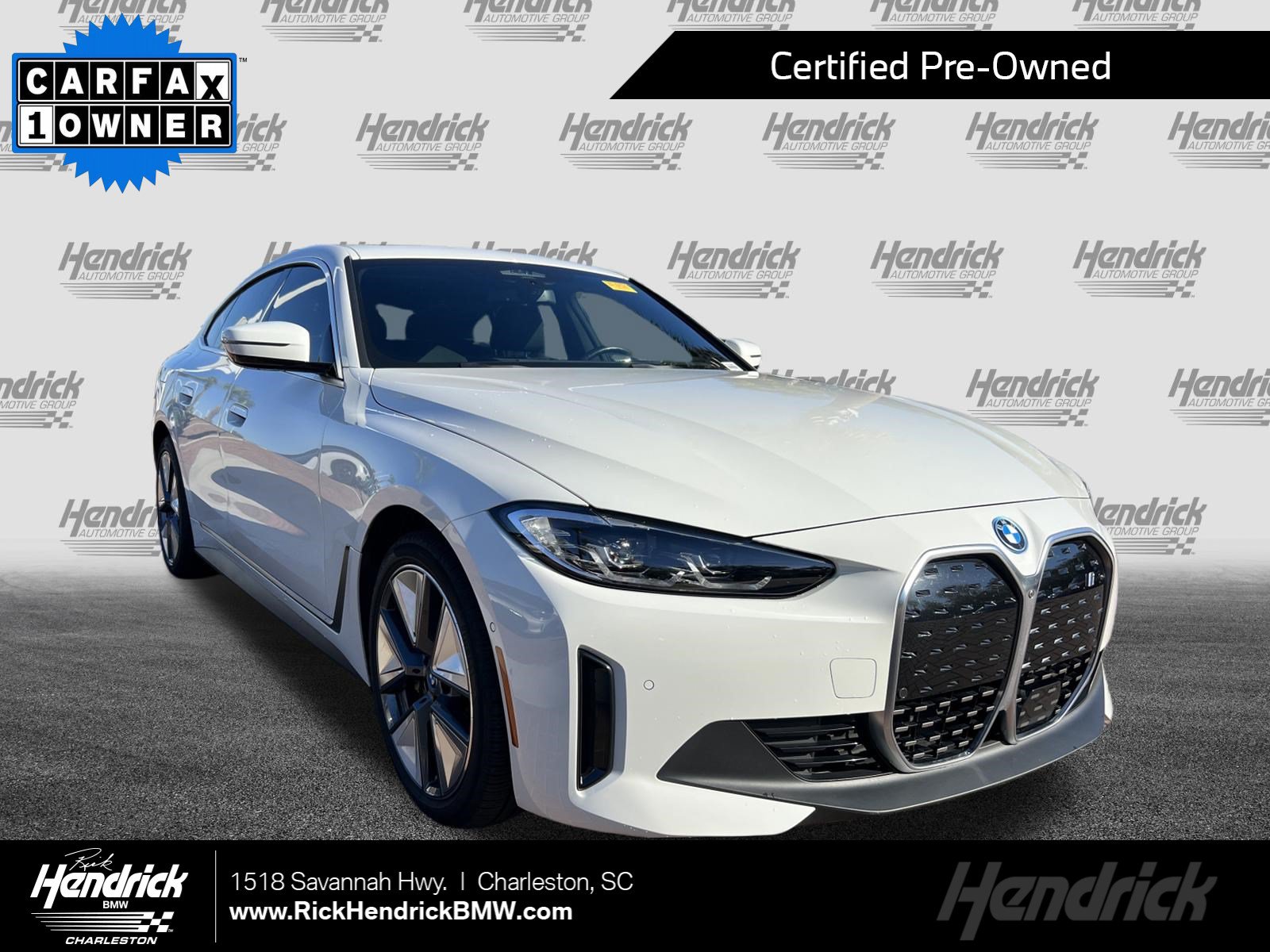 Certified 2024 BMW i4 40 with VIN WBY73AW06RFR74755 for sale in Charleston, SC