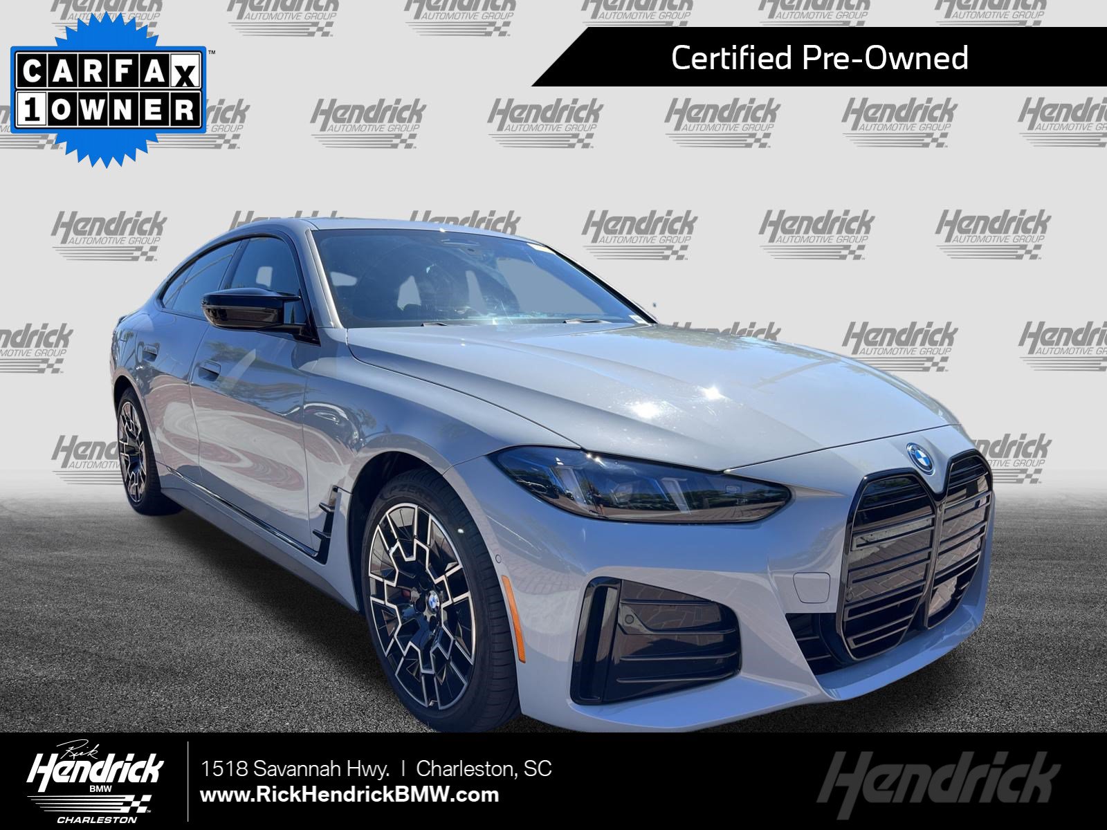 Certified 2025 BMW i4 M50 with VIN WBY33HD03SFU67960 for sale in Charleston, SC