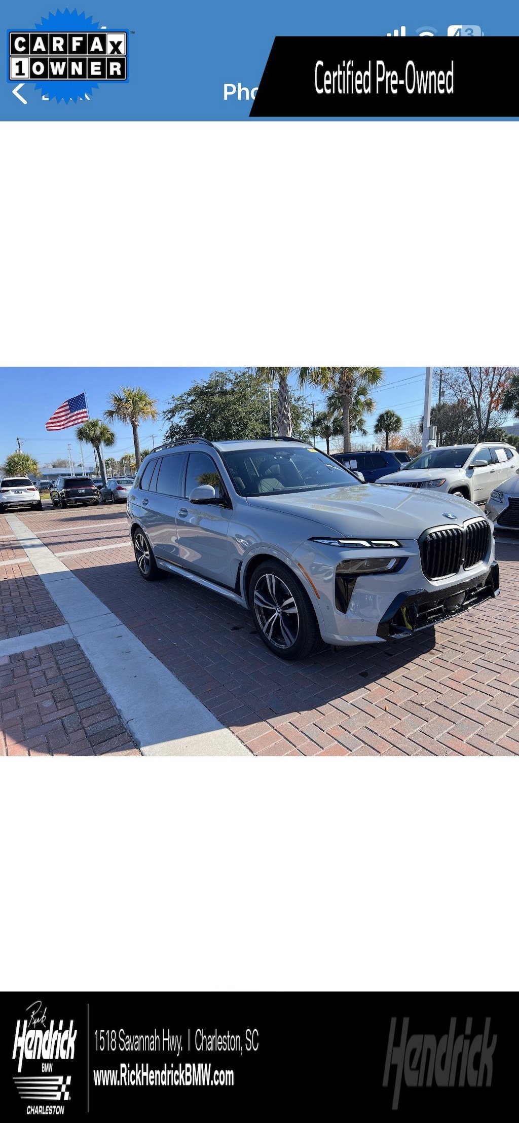 Certified 2023 BMW X7 xDrive40i SUV