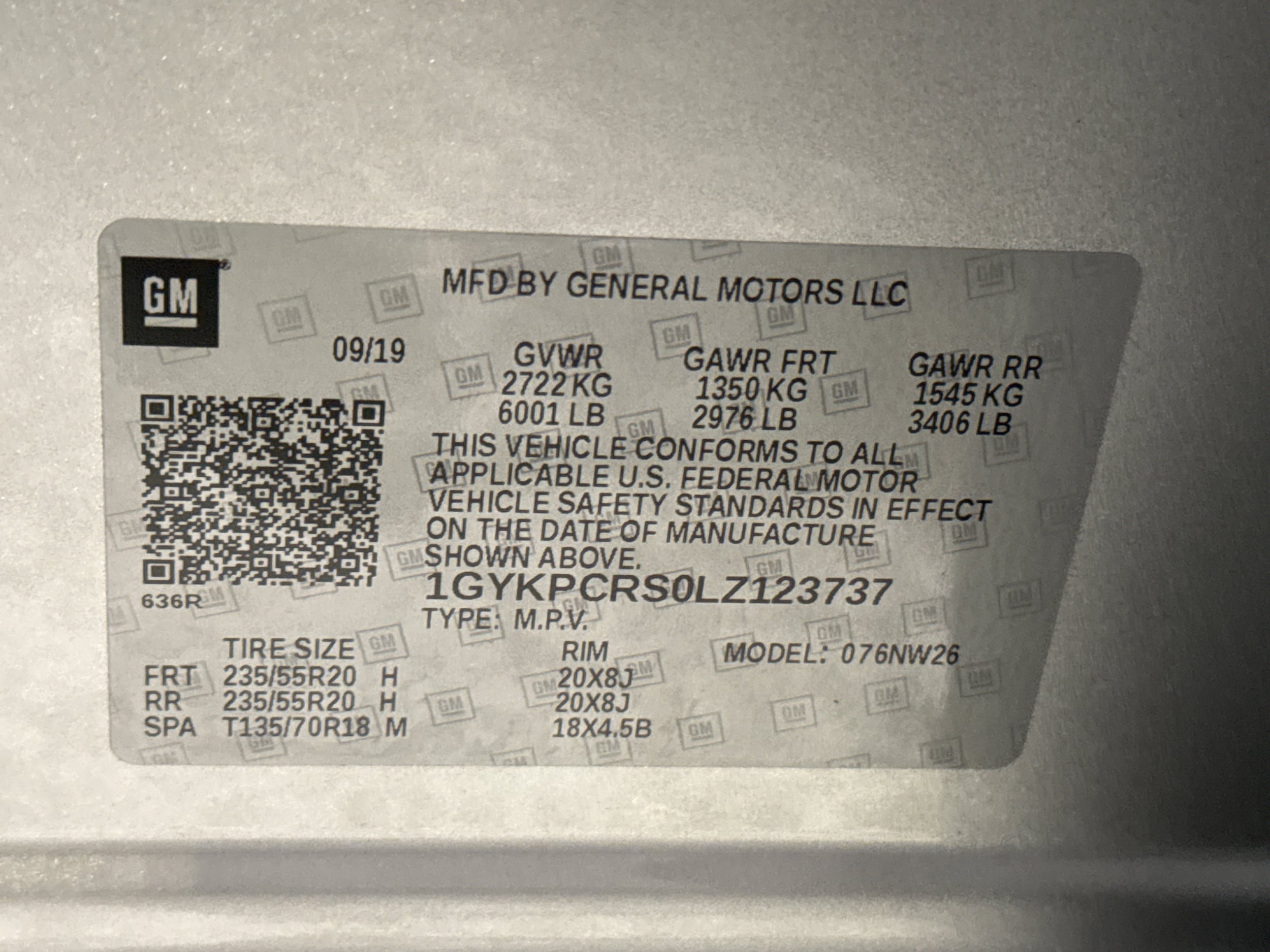 2020 CADILLAC XT6 FWD Premium Luxury photo 4