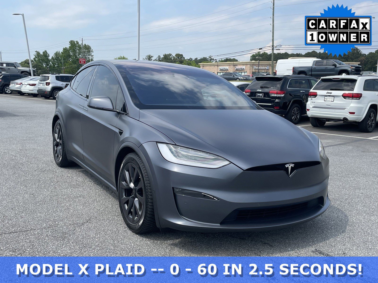 Used 2022 Tesla Model X Plaid with VIN 7SAXCBE61NF343037 for sale in Wilmington, NC