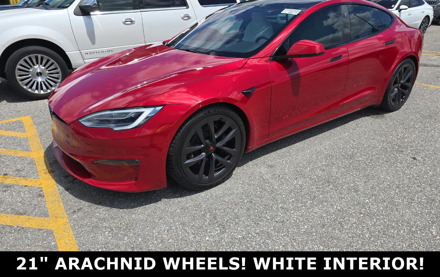Used 2022 Tesla Model S  with VIN 5YJSA1E5XNF470707 for sale in Wilmington, NC