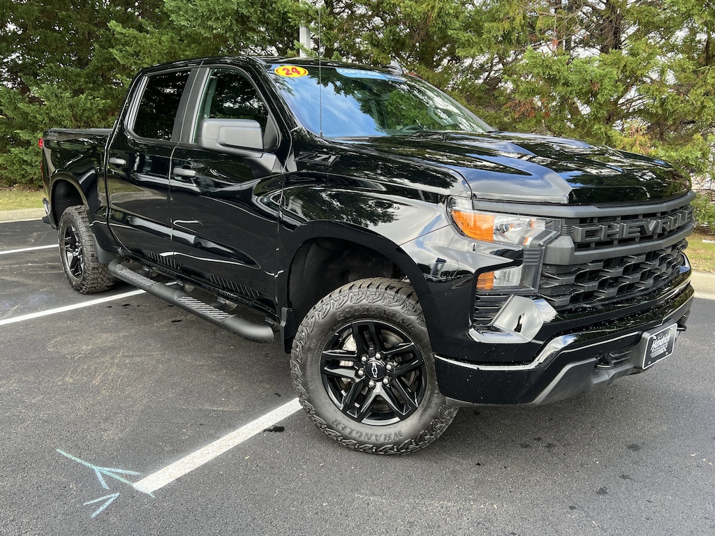 Certified 2024 Chevrolet Silverado 1500 Custom Trail Boss Pickup