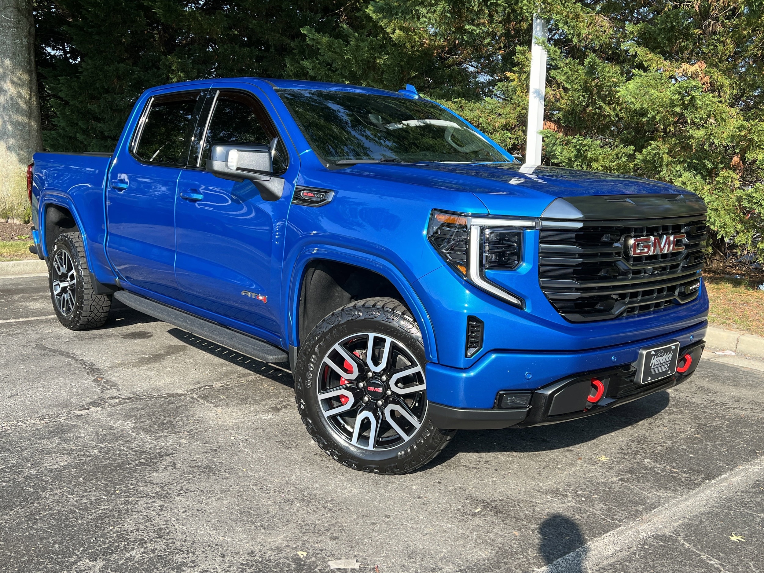 Certified 2023 GMC Sierra 1500 AT4 with VIN 1GTUUEEL4PZ318327 for sale in Charlotte, NC
