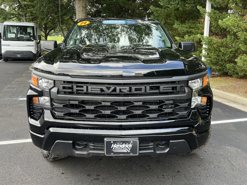 Certified 2024 Chevrolet Silverado 1500 Custom Trail Boss Pickup