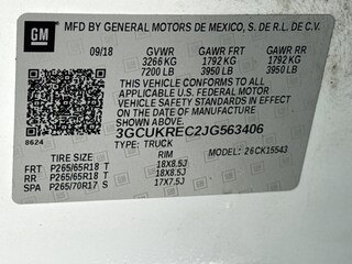 2018 Chevrolet Silverado 1500 LT Pickup