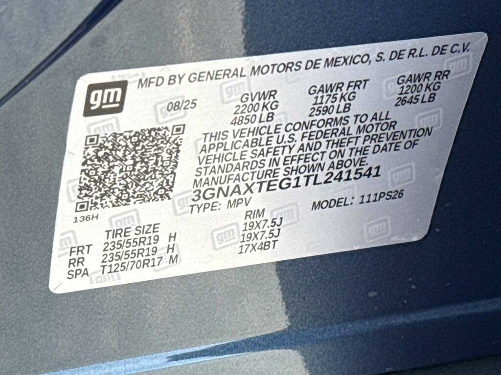 Used 2026 Chevrolet Equinox AWD RS SUV