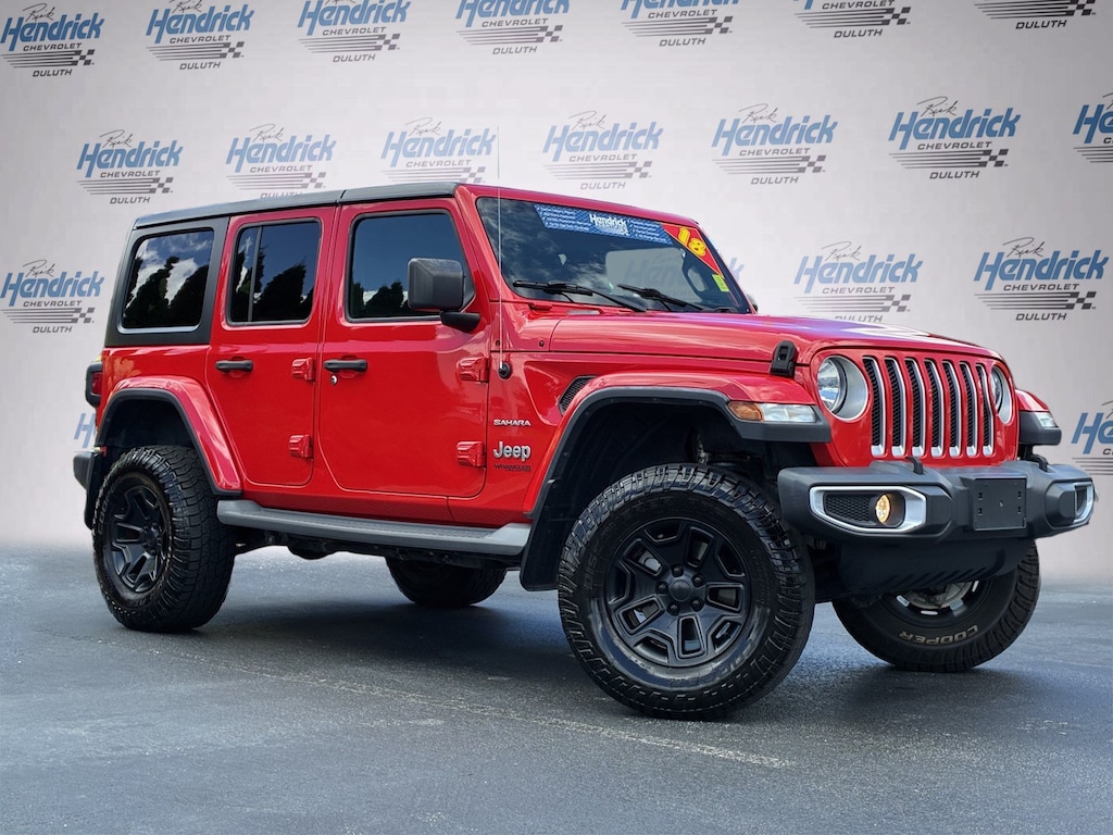 Used 2018 Jeep Wrangler Unlimited Sahara Convertible