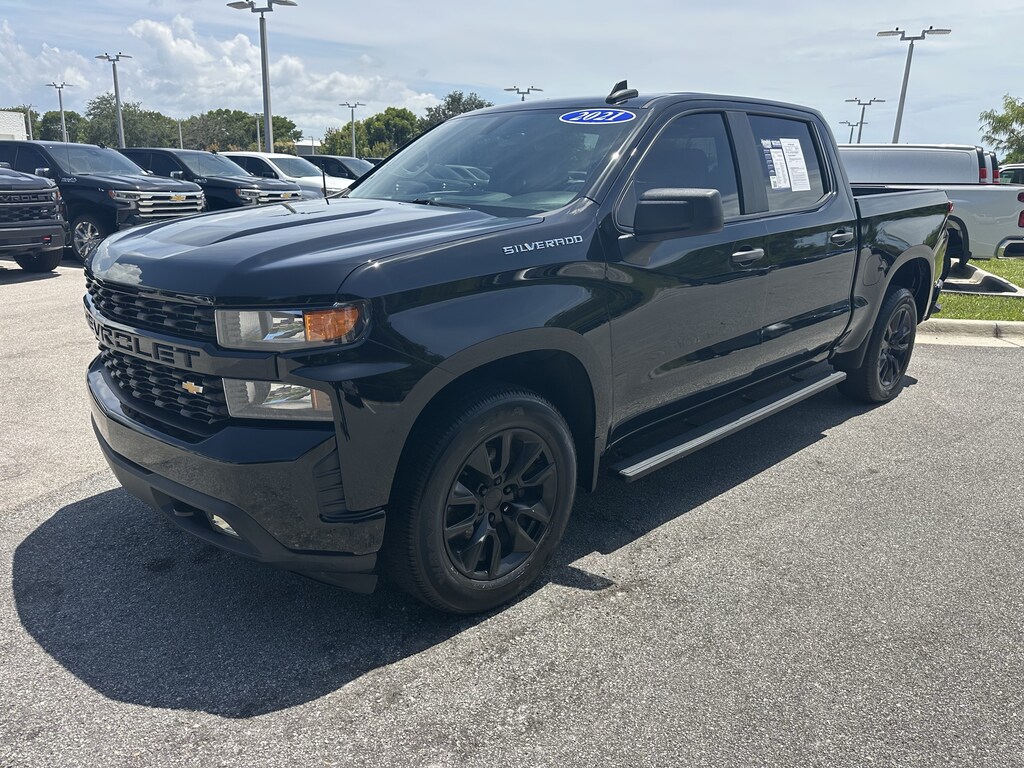 Used 2021 Chevrolet Silverado 1500 Custom Pickup