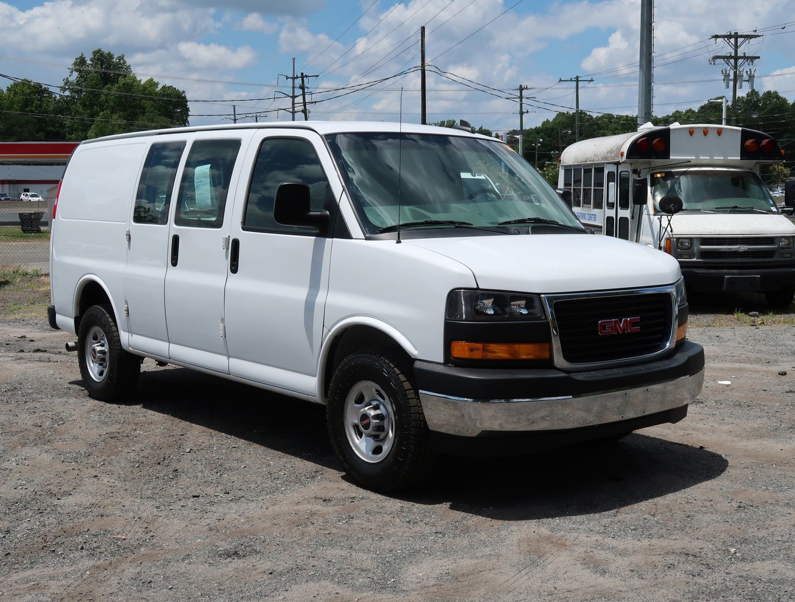 Used 2021 GMC Savana Cargo Work Van with VIN 1GTW7AF71M1260522 for sale in Charlotte, NC