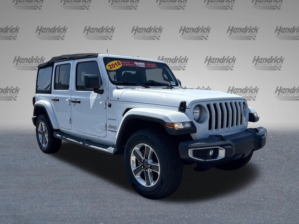 Used 2018 Jeep Wrangler Unlimited Sahara Convertible