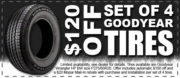 $120 off Wrangler HP BW Tires | Rick Hendrick Dodge ...
