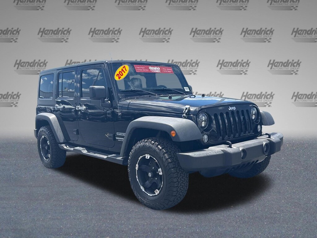Used 2017 Jeep Wrangler Unlimited Sport Convertible
