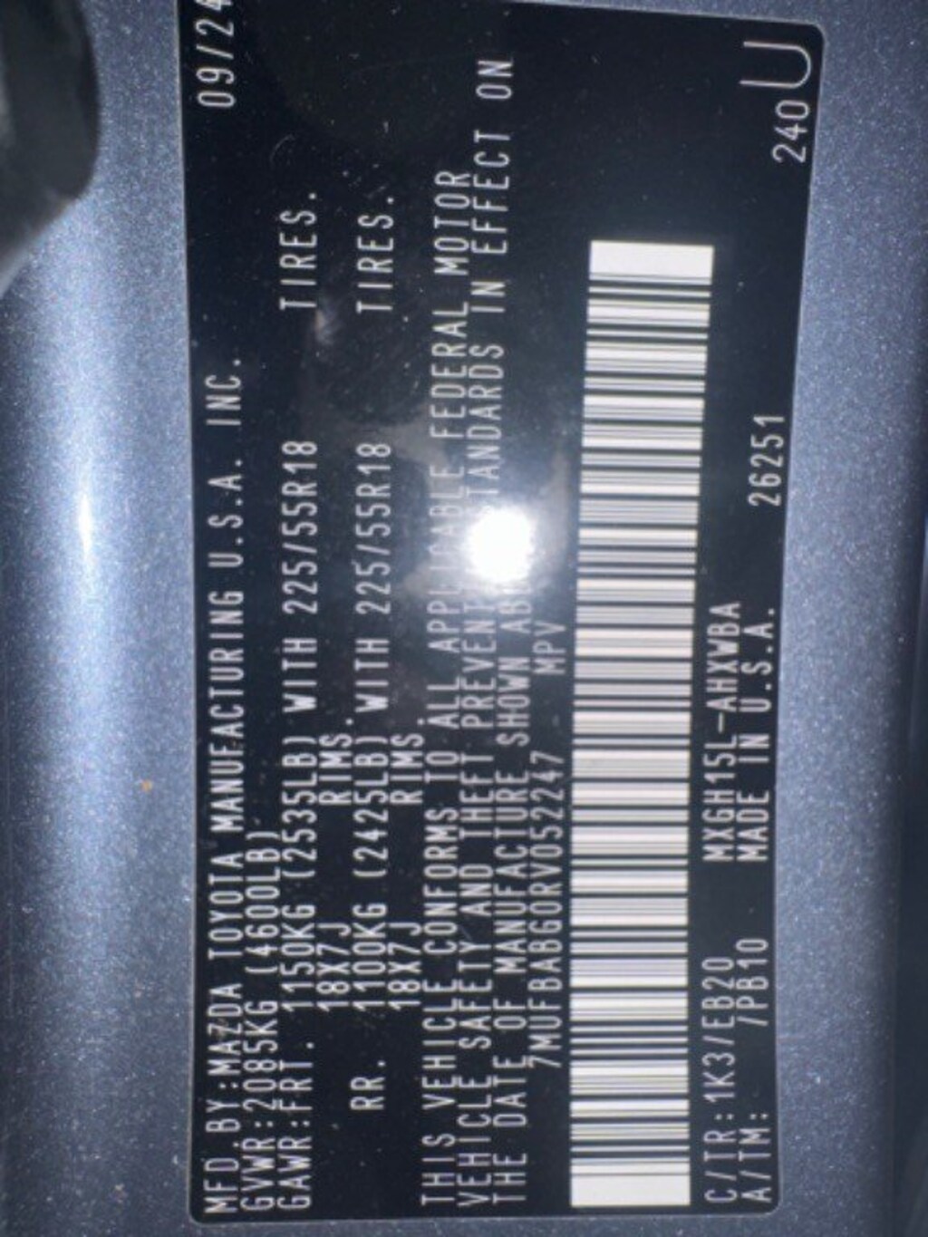 Certified 2024 Toyota Corolla Cross Hybrid XSE SUV