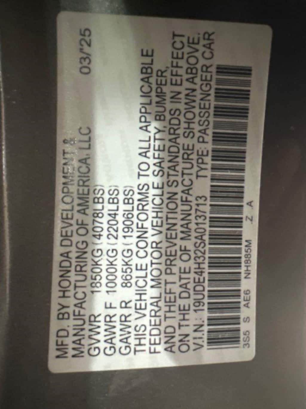 Used 2025 Acura Integra w/A-Spec Package Hatchback