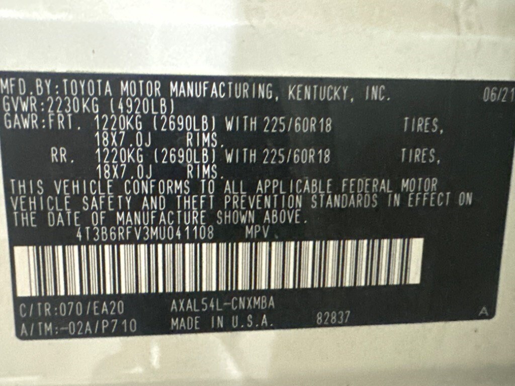 Certified 2021 Toyota RAV4 Hybrid XLE Premium SUV