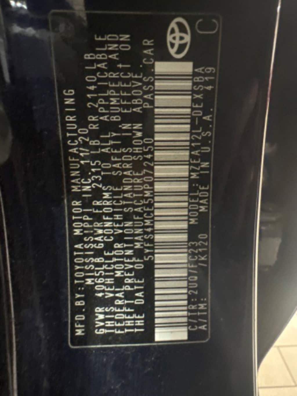 Certified 2021 Toyota Corolla SE Sedan