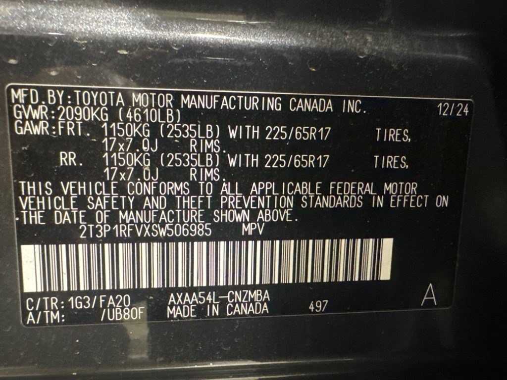 Certified 2025 Toyota RAV4 XLE SUV