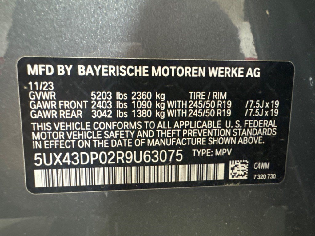 Used 2024 BMW X3 sDrive30i SUV
