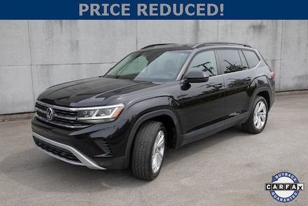 Featured used 2021 Volkswagen Atlas 3.6L V6 SE w/Technology SUV for sale in Kingsport, TN
