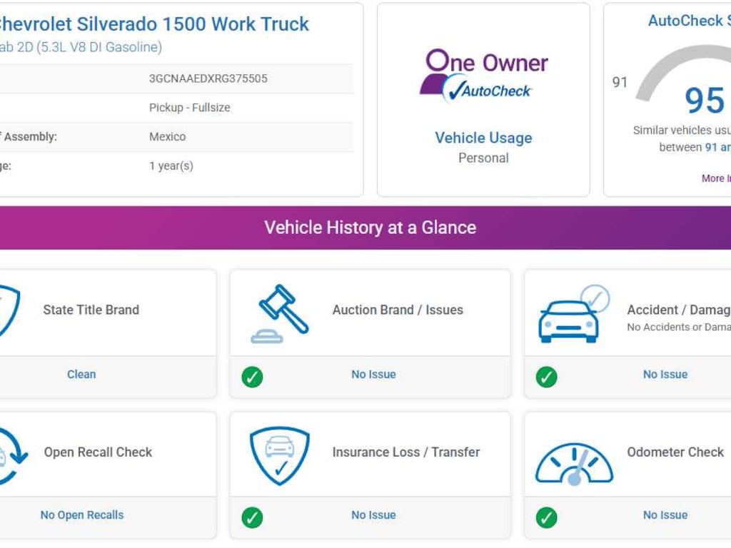 Used 2024 Chevrolet Silverado 1500 Work Truck 2WD Reg Cab 140 2WD Reg Cab 140