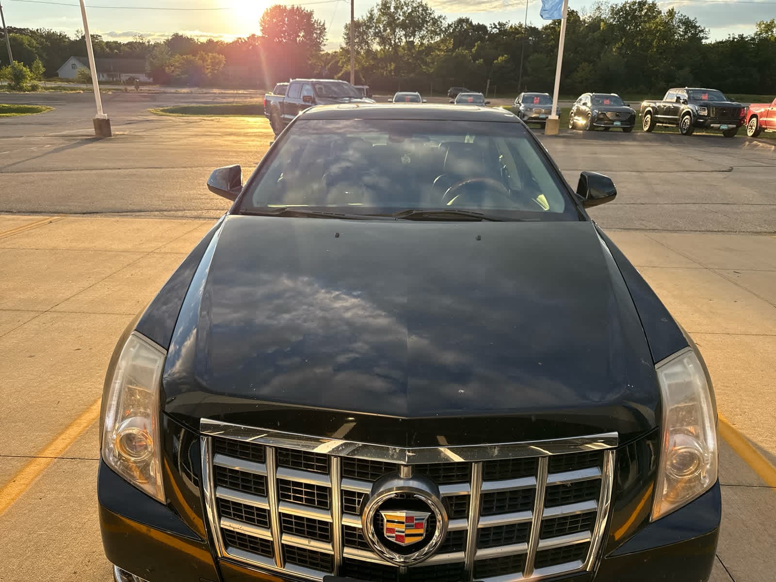 Used 2013 Cadillac CTS Sedan Premium Collection with VIN 1G6DS5E36D0179696 for sale in Monticello, IL