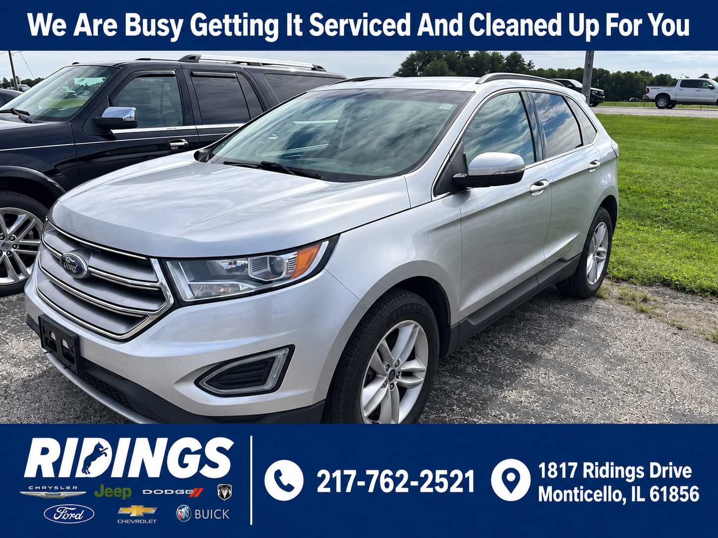 Used 2018 Ford Edge SEL with VIN 2FMPK4J89JBB61821 for sale in Monticello, IL