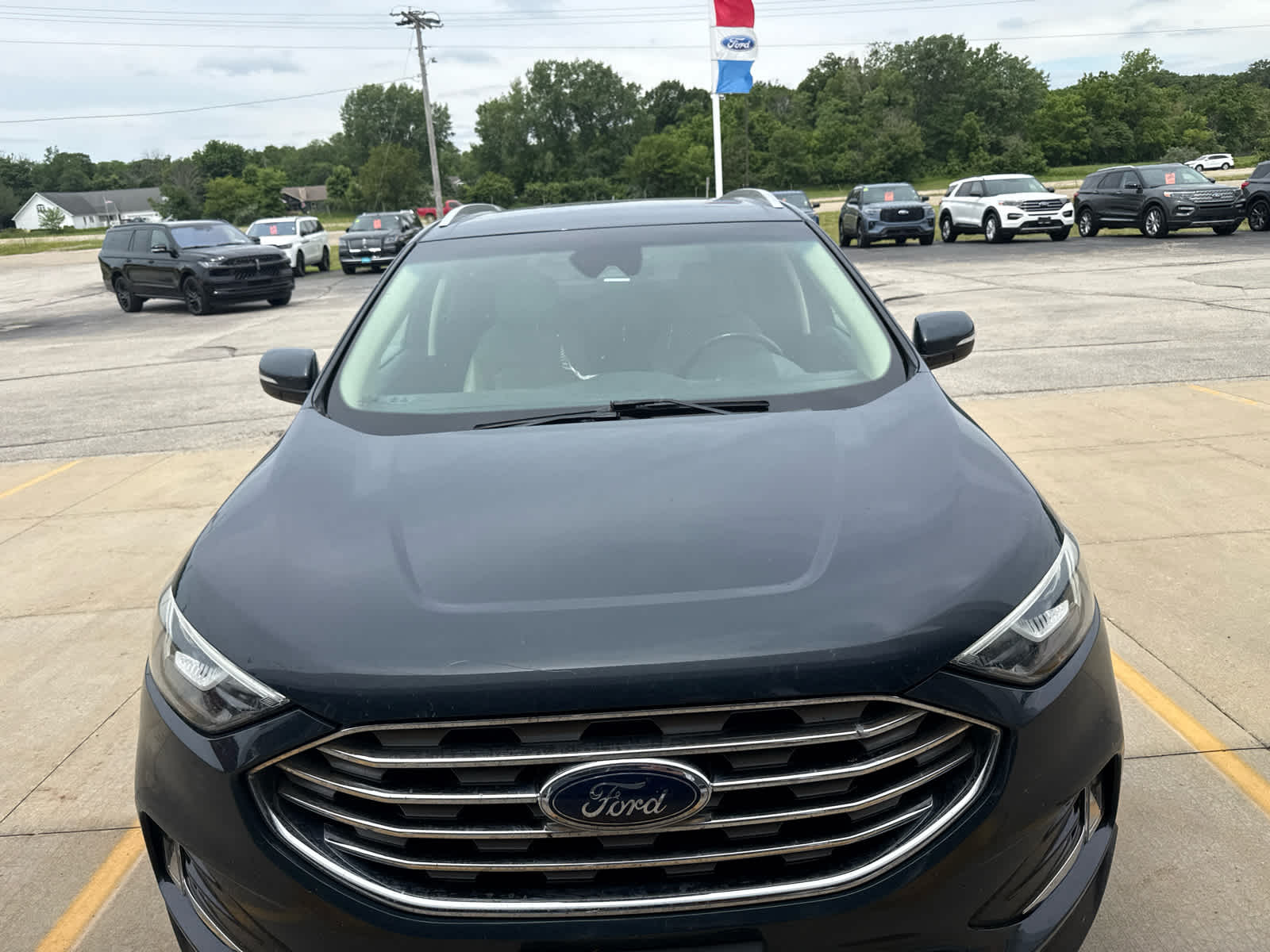 Used 2019 Ford Edge SEL with VIN 2FMPK4J93KBB10406 for sale in Monticello, IL