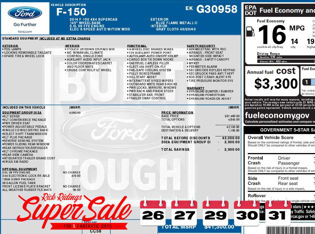 Used 2014 Ford F-150 XLT with VIN 1FTFX1EF9EKG30958 for sale in Monticello, IL