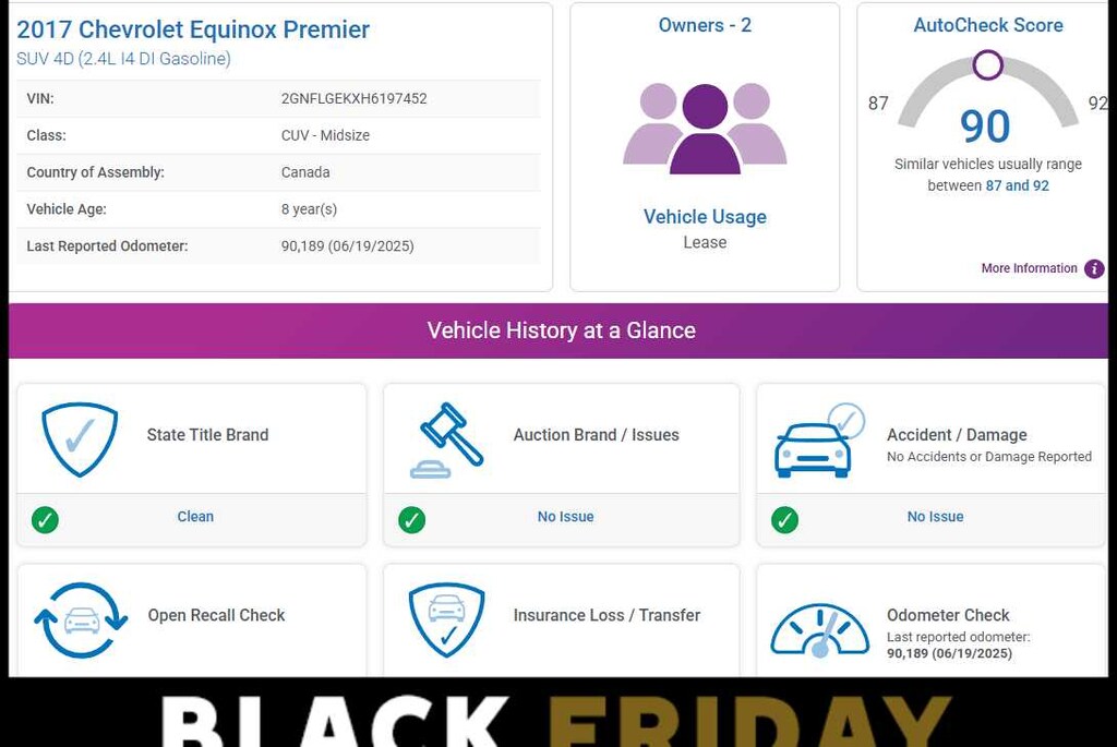 Used 2017 Chevrolet Equinox Premier AWD