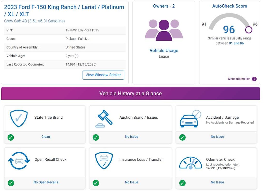 Used 2023 Ford F-150 XLT