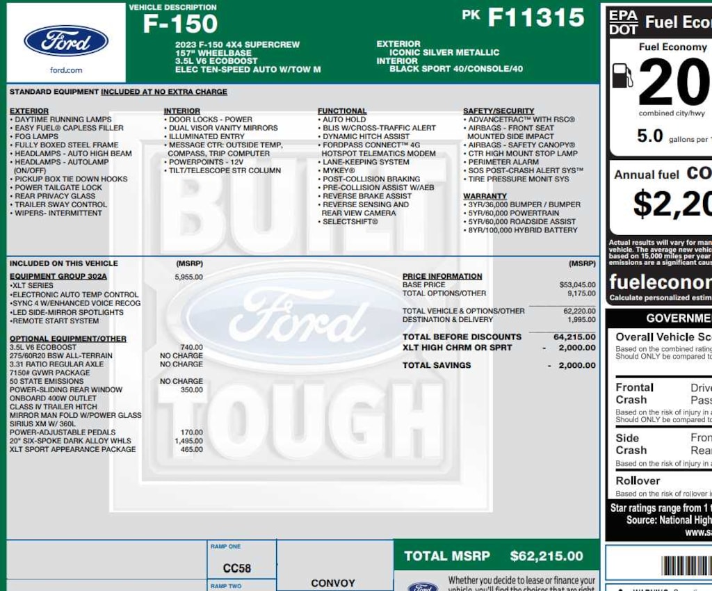 Used 2023 Ford F-150 XLT