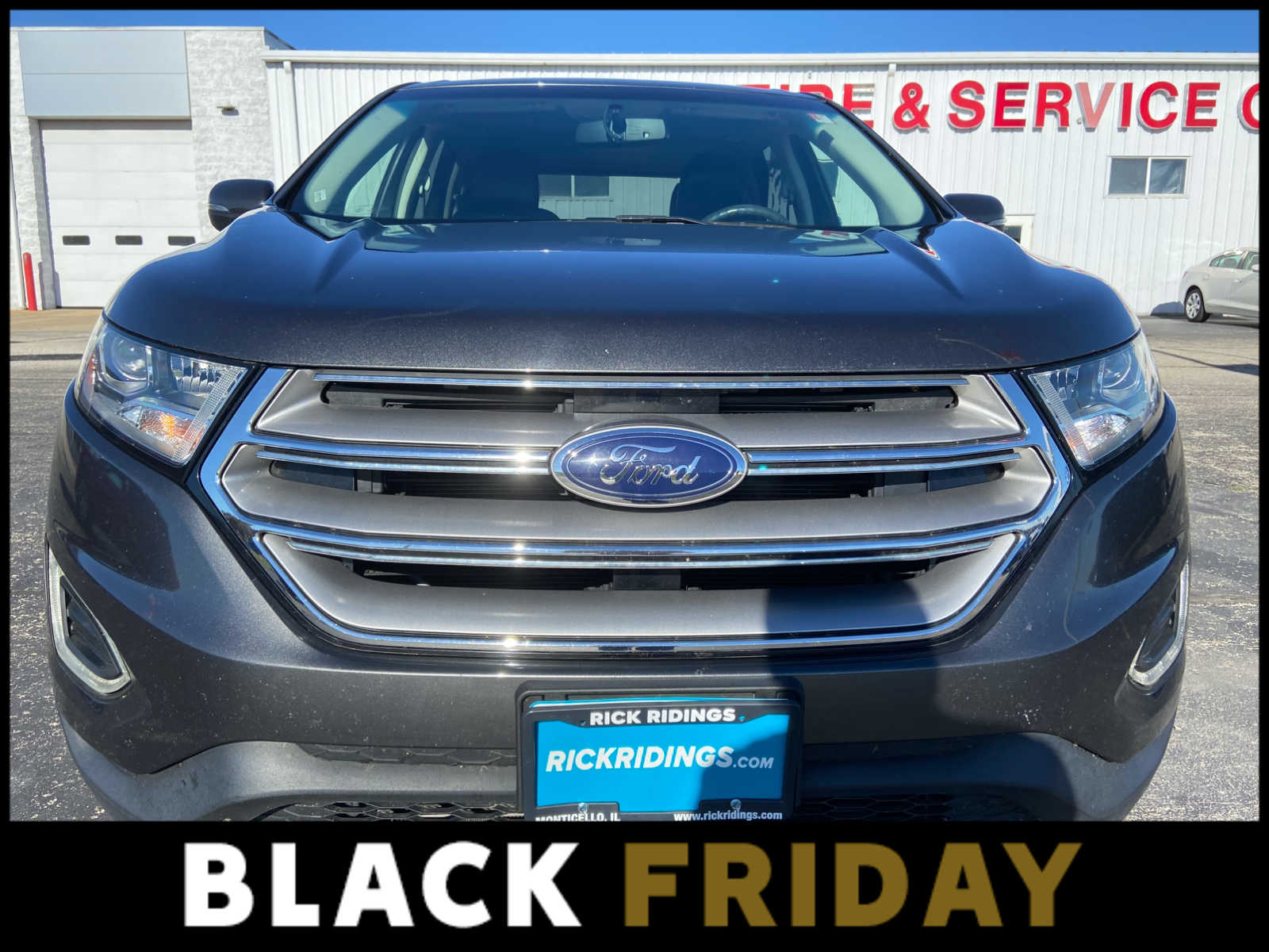 Used 2016 Ford Edge Titanium with VIN 2FMPK4K91GBB21877 for sale in Monticello, IL