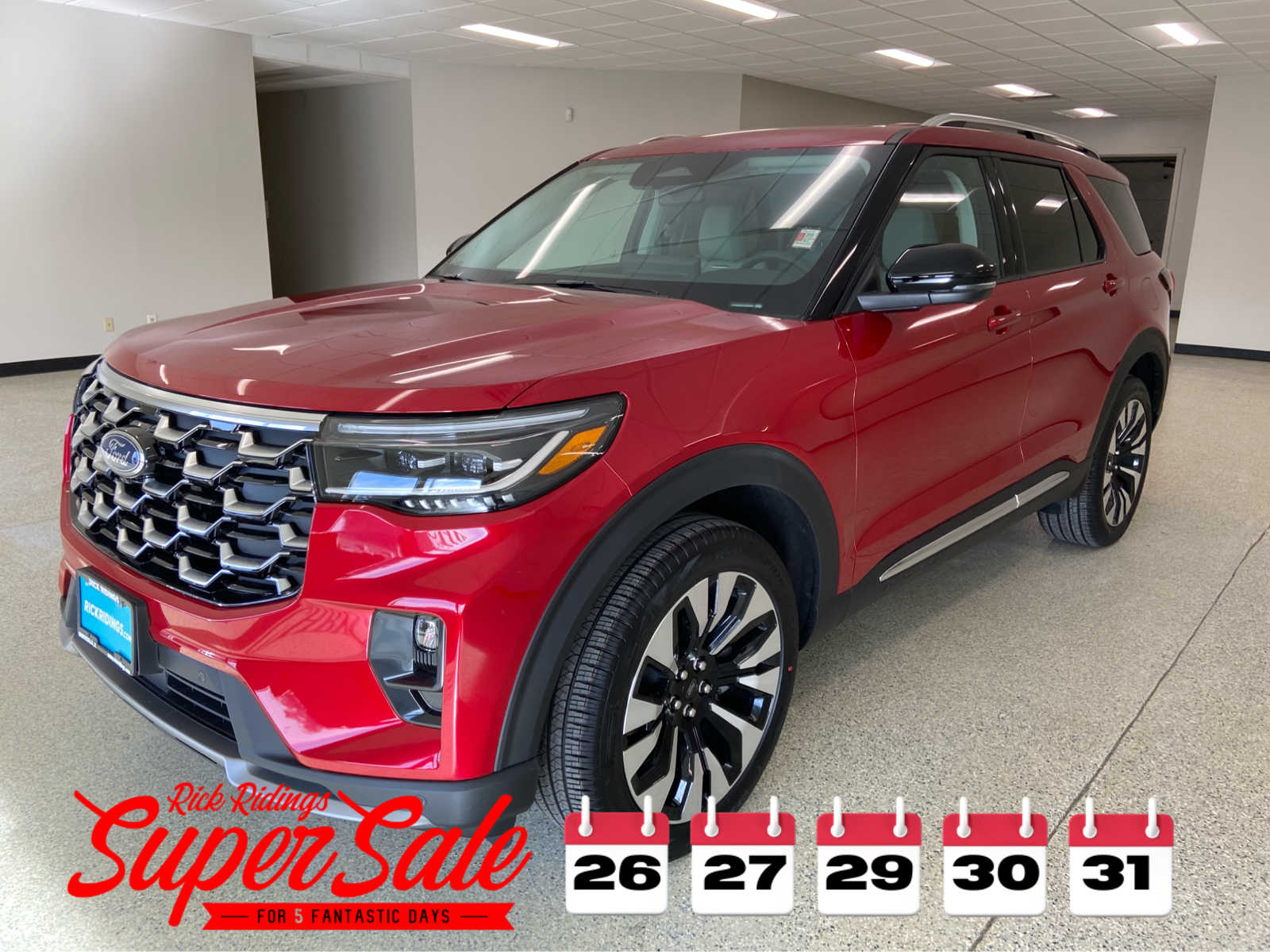 2026 Ford Explorer Platinum's photo