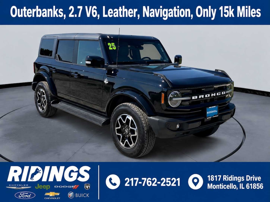 Used 2025 Ford Bronco Outer Banks 4x4