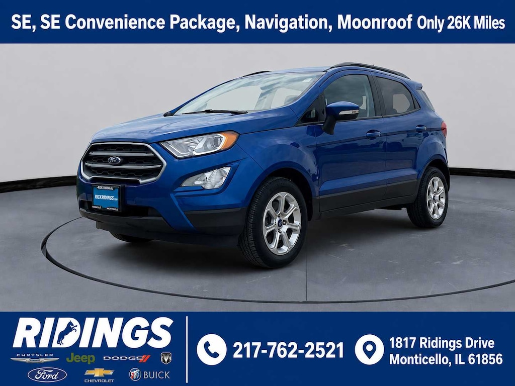 Used 2021 Ford EcoSport SE FWD