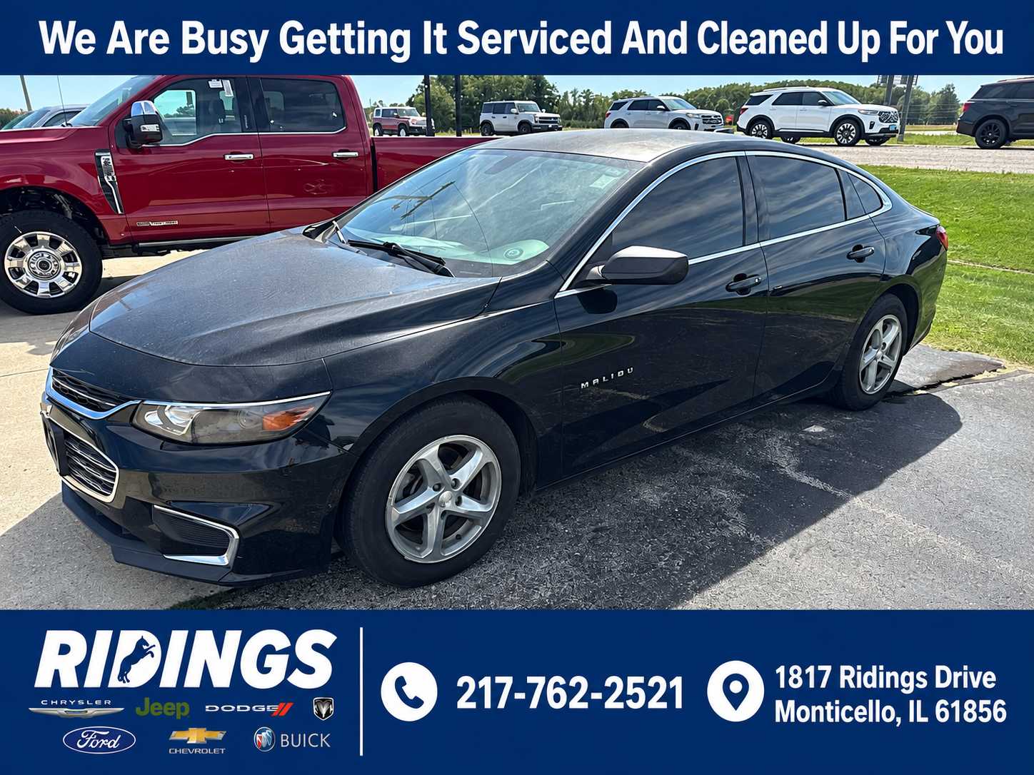 Used 2017 Chevrolet Malibu 1LS with VIN 1G1ZB5ST7HF204351 for sale in Monticello, IL