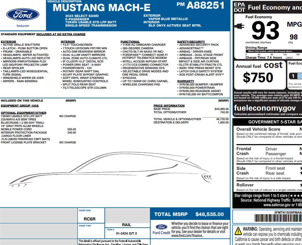 Used 2023 Ford Mustang Mach-E Select AWD with VIN 3FMTK1S50PMA88251 for sale in Monticello, IL