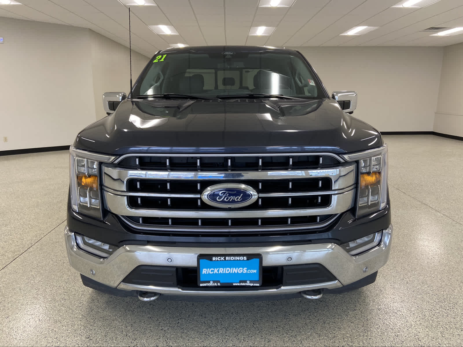 Used 2021 Ford F-150 Lariat with VIN 1FTFW1ED5MFC60973 for sale in Monticello, IL