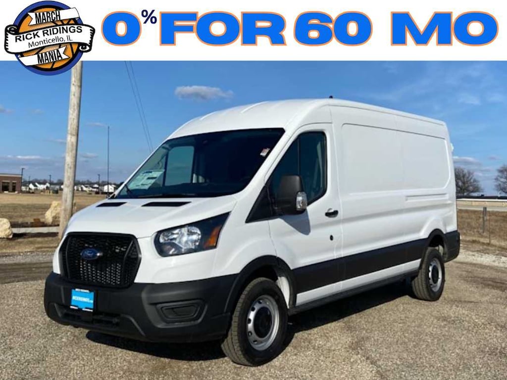 New 2025 Ford Transit Cargo Van Cargo Van T-250 148 Med Rf 9070 GVWR RWD
