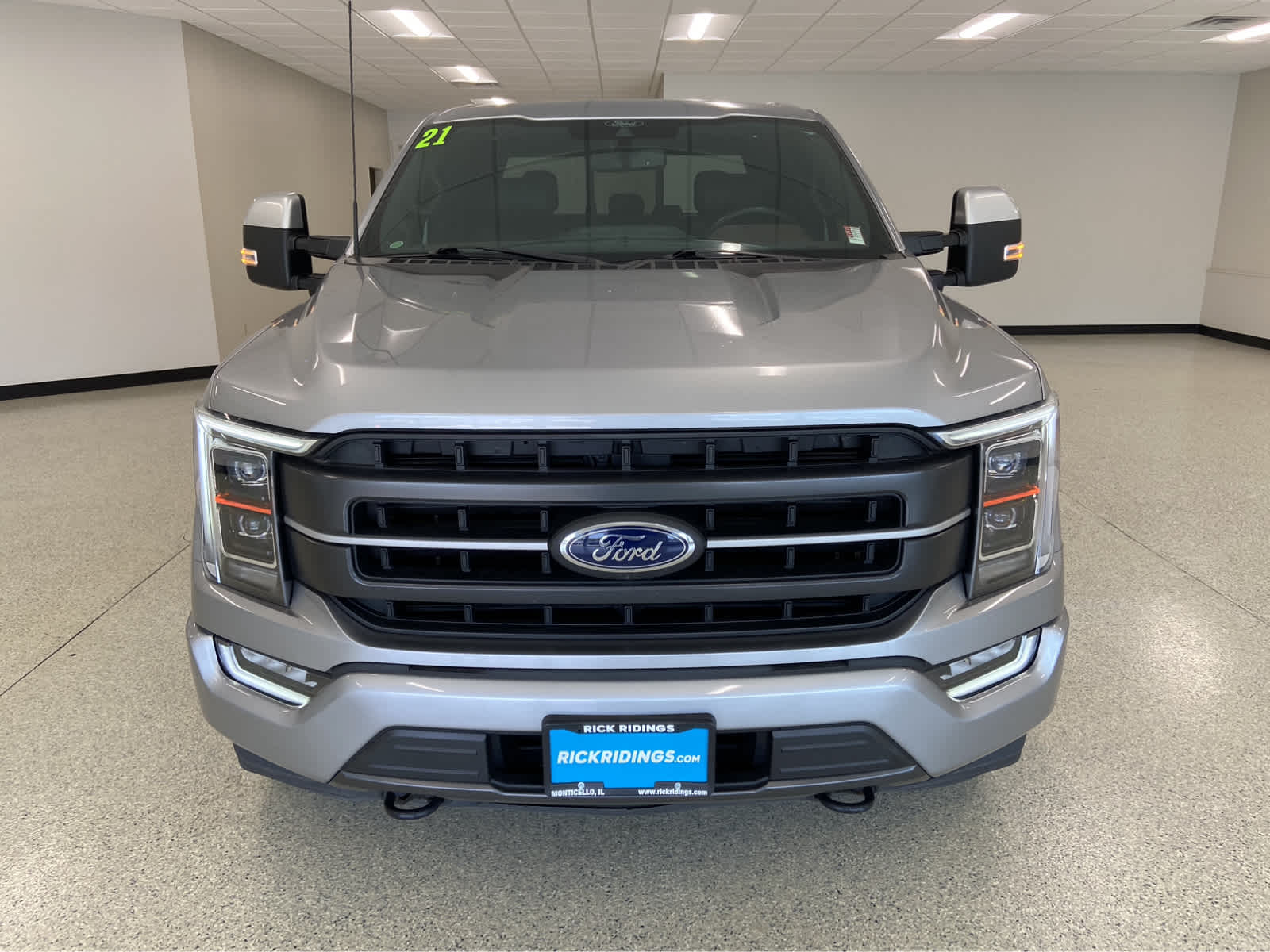 Used 2021 Ford F-150 Lariat with VIN 1FTFW1ED9MFC60863 for sale in Monticello, IL