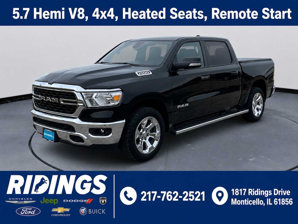 Used 2022 Ram 1500 Big Horn 4x4 Crew Cab 57 Box 4x4 Crew Cab 57 Box