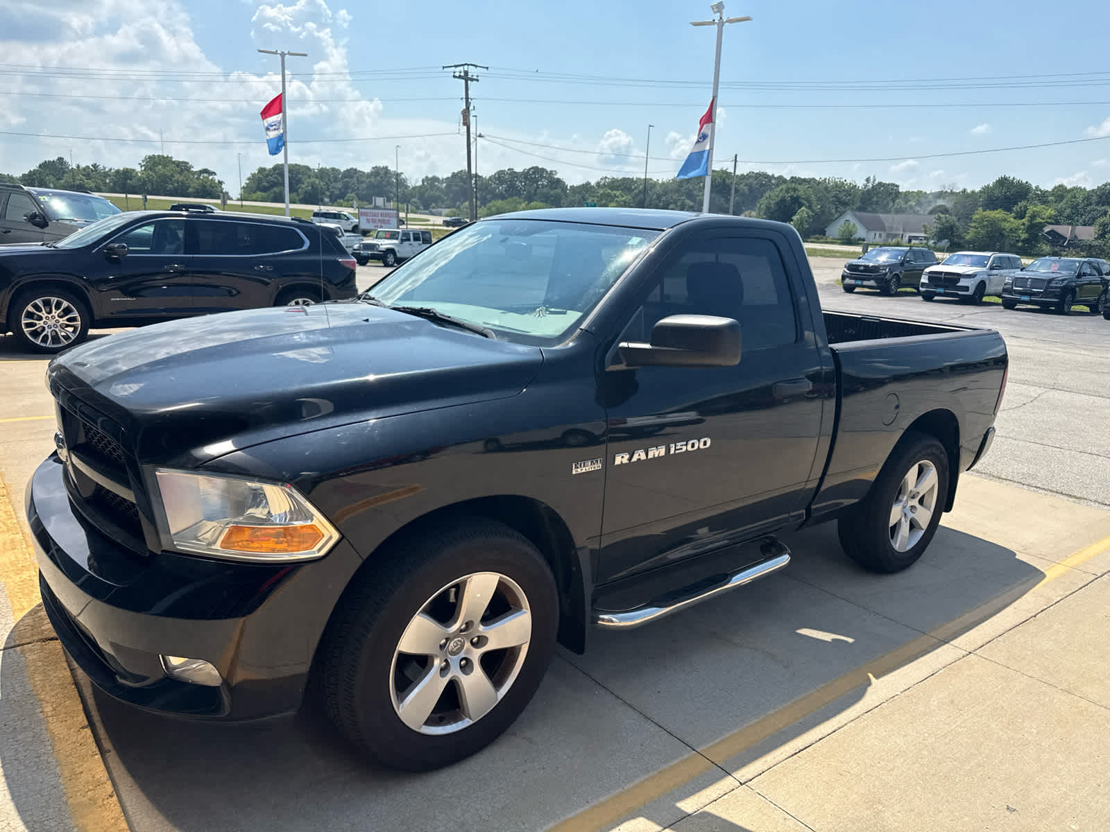 Used 2012 RAM Ram 1500 Pickup Express with VIN 3C6JD6AT9CG248890 for sale in Monticello, IL