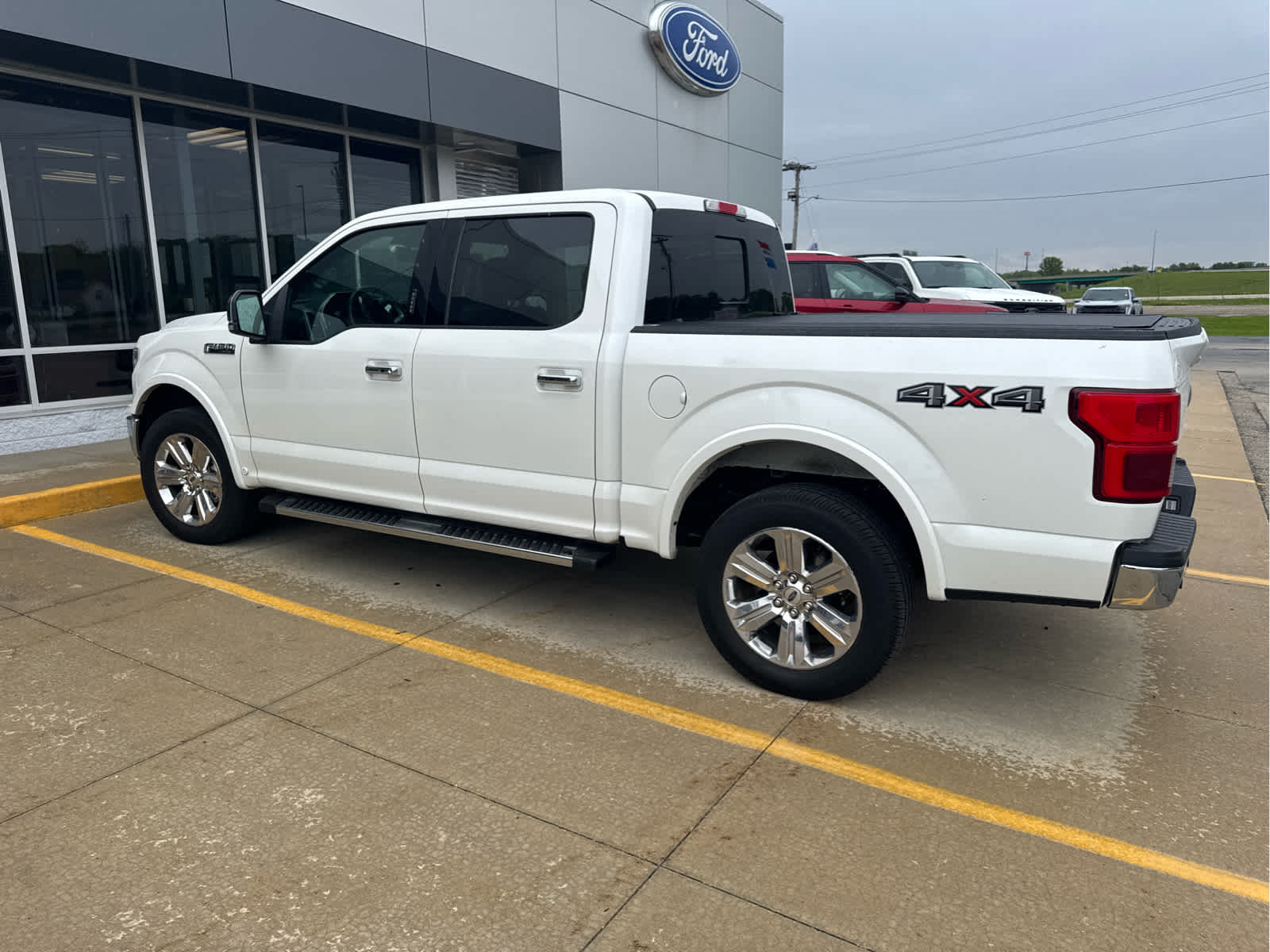 Used 2020 Ford F-150 Lariat with VIN 1FTEW1E44LKE57117 for sale in Monticello, IL