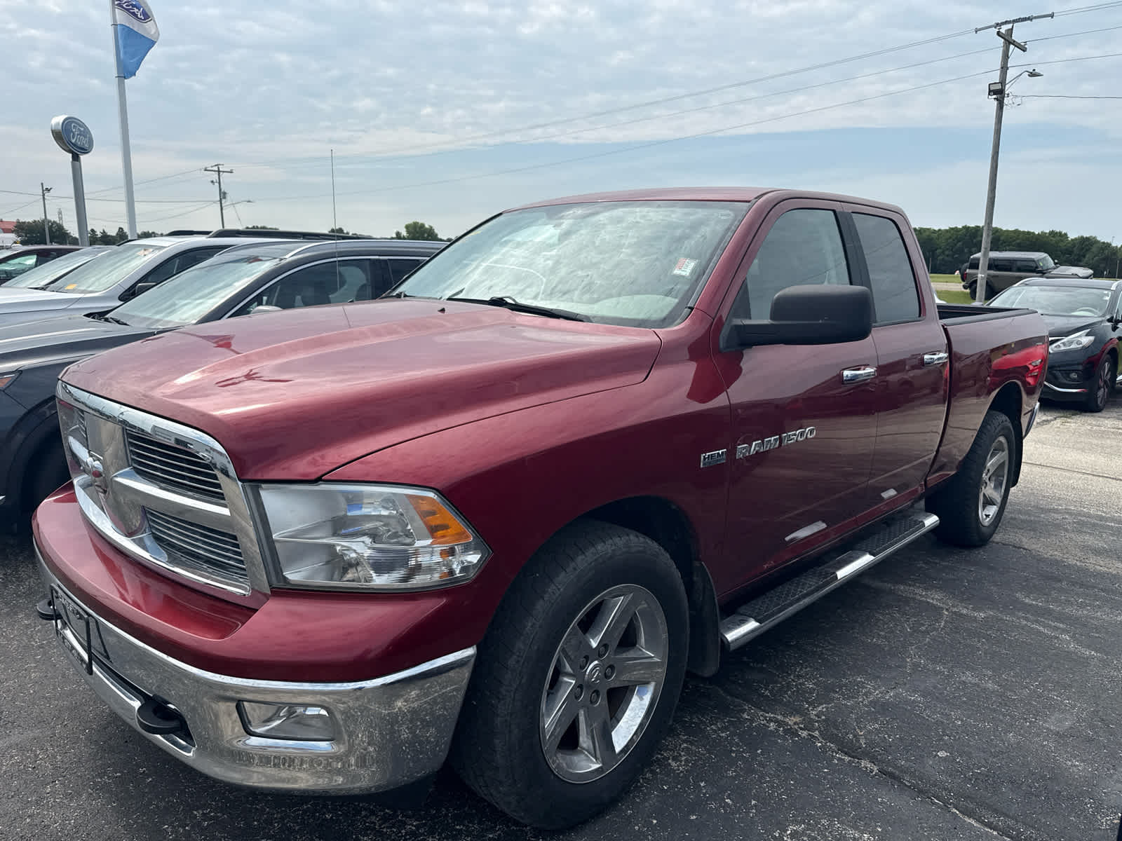 Used 2012 RAM Ram 1500 Pickup Big Horn/Lone Star with VIN 1C6RD7GT0CS171819 for sale in Monticello, IL
